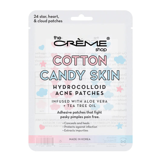 Cotton Candy Skin - Hydrocolloid Acne Patches | Infused with Aloe Vera + Tea Tree