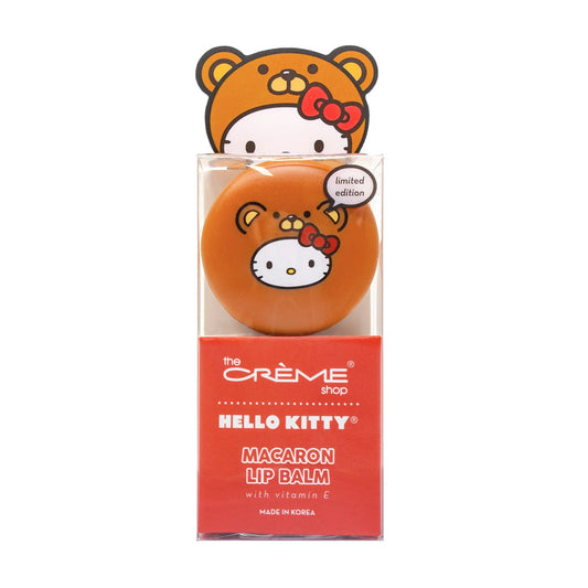 Hello Kitty Teddy Bear Macaron Lip Balm  - Red Velvet