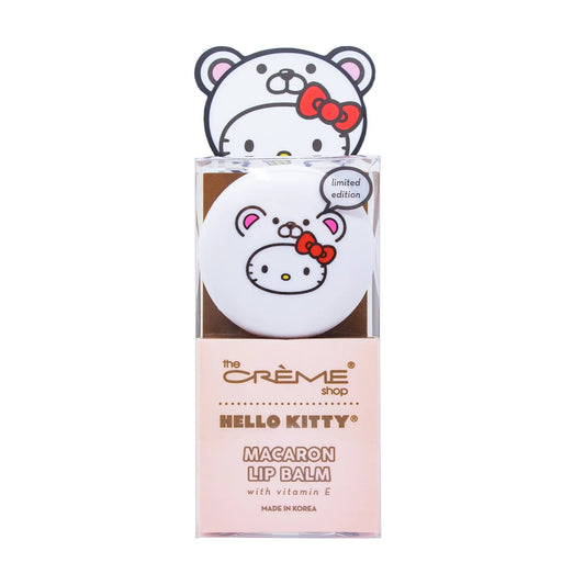 Hello Kitty Teddy Bear Macaron Lip Balm  White Chocolate