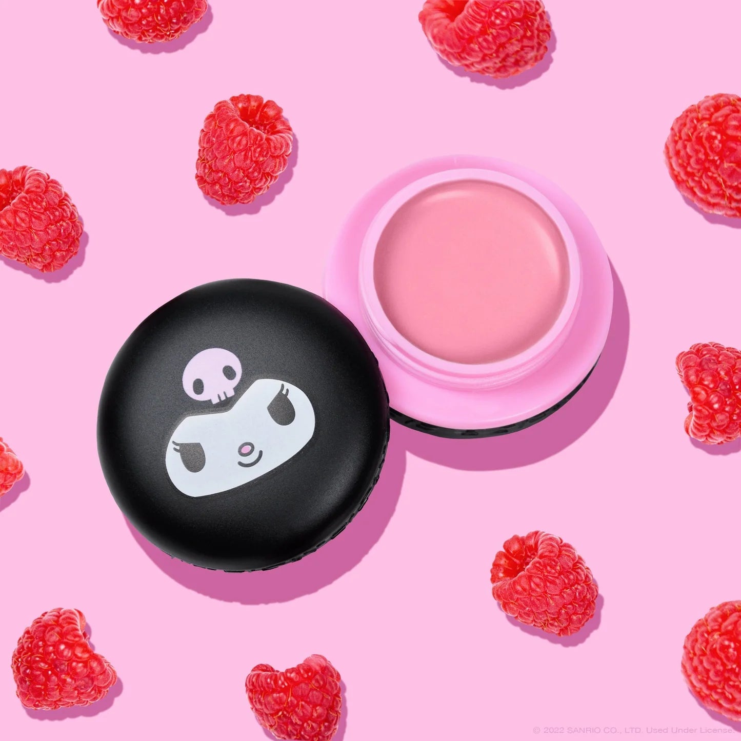 KUROMI MACARON LIP BALM Raspberry Cream Puff